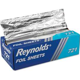 Reynolds Wrap Pop-Up Interfolded Aluminum Foil Sheets, 12 x 10 3/4, Silver