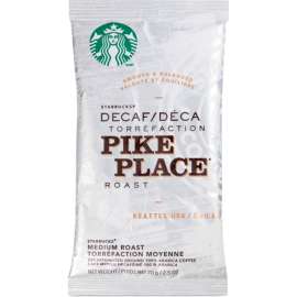 Starbucks Decaffeinated Coffee, Pike Place Decaf, 2.7 oz, Pack of 72