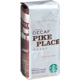 Starbucks Decaffienated Coffee, Pike Place Decaf, 1 lb, Pack of 6