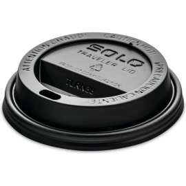 SOLO Cup Company Traveller Cappuccino Style Dome Lids For 8 oz Hot Cup, Pack of 1000