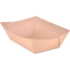 SCT Eco Food Paper Tray, 3 lb. Capacity, Pack of 500