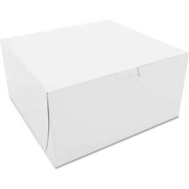 Bakery Boxes 8" x 8" x 4" White - 250 Pack