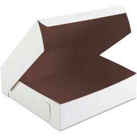 Bakery Boxes 9" x 9" x 2-1/2" White - 250 Pack