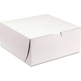 Bakery Boxes 9" x 9" x 4" White - 200 Pack