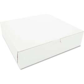 Bakery Boxes 10" x 10" x 2-1/2" White - 250 Pack