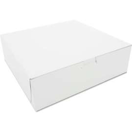Bakery Boxes 10" x 10" x 3" White - 200 Pack