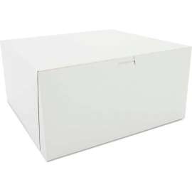 Bakery Boxes 12" x 12" x 6" White - 50 Pack