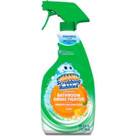 Scrubbing Bubbles Multi Surface Bathroom Cleaner, Citrus Scent, 32 Oz. Spray Bottle, 8/Carton