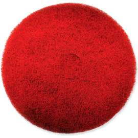 SC Johnson Professional EZ Care Heavy Duty Scrub Pad, 13" Dia., Red/Gray, Pack of 5