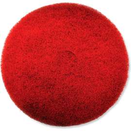 SC Johnson Professional EZ Care Heavy Duty Scrub Pad, 20" Dia., Red/Gray, Pack of 5