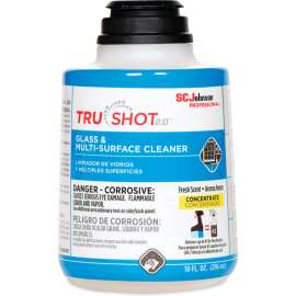 SC Johnson Professional TruShot 2.0 Glass and Multisurface Cleaner, Clean Fresh, 10 oz , 4pk