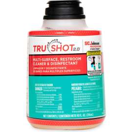 SC Johnson Professional TruShot 2.0 Multi-surface Cleaner, Clean Fresh Scent, 10 oz, Pack of 4