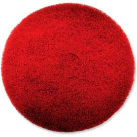 SC Johnson Professional EZ Care Heavy Duty Scrub Pad, 16" Dia., Red/Gray, Pack of 5
