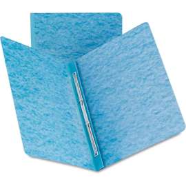 Smead Side Opening Pressboard Report Cover, Prong Fastener, Letter, Blue