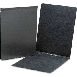 Smead End Opening Pressboard Report Cover, Prong Fastener, Letter, Black