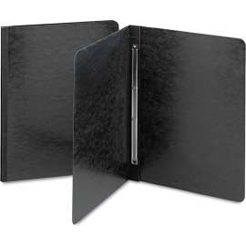 Smead Side Opening Pressboard Report Cover, Prong Fastener, Letter, Black