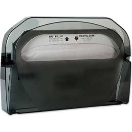 Tork, Toilet Seat Cover Dispenser, 16 x 3-1/8 x 11-1/2, Smoke, 12/Carton