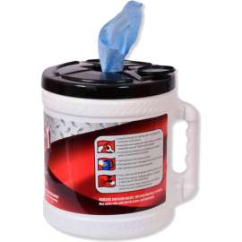 Tork Advanced ShopMax Wiper 450, 8.5" x 10", Blue, 200/Bucket, 2 Buckets/Case - 450340
