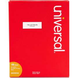 Universal Address Labels for Copiers, 1 x 2-3/4, Bright White, 3300 Labels
