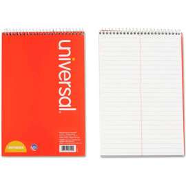 Universal Steno Book, Gregg Rule, 6 x 9, White, 80 Sheets/Pad
