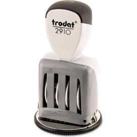 Trodat Round Stamp, Time and Date Received, Conventional, Two-Inch Diameter