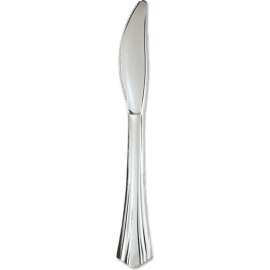 WNA Heavyweight Plastic Knives, Silver, Pack of 600