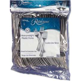 WNA Reflections Fork, Silver, Pack of 320