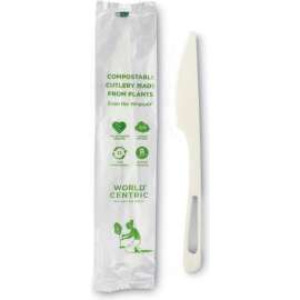 Eco-Products Compostable Knife, TPLA, White, Pack of 750