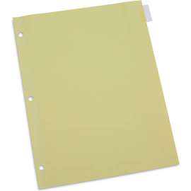 Universal Insertable Tab Index, 8-Tab, 11" x 8.5", Buff, Clear Tabs, 24 Sets