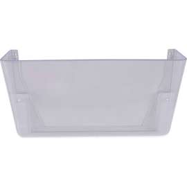 Universal Wall Files, 3 Sections, Letter Size, 13" x 4" x 14", Clear, 3/Set