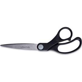 Universal Stainless Steel Office Scissors, 8.5" Long, 3.75" Cut Length, Black Offset