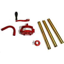 Groz 44052 Rotary Barrel Pump, Dual Direction, 3-piece Rigid Suction Tube, NBR Seals, 1-inch inlet