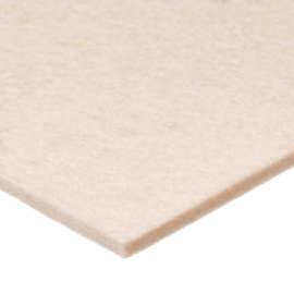 Grade F1 Felt Sheet - 1/4" Thick x 12"W x 12"L