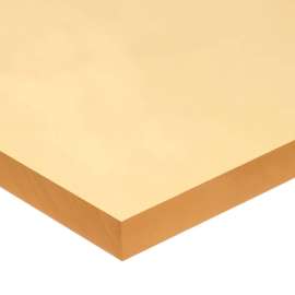 Natural Rubber Sheet, 12"L x 36"W x 3/4" Thick, 40A, Tan