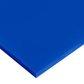 USA Sealing Foam Cast Acrylic Sheet 96"L x 48"W x 1/4" Thick, Blue