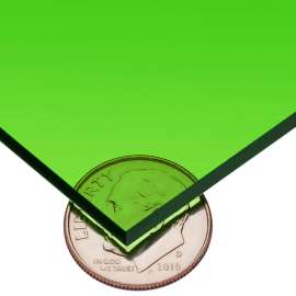 USA Sealing Cast Acrylic Sheet 48"L x 48"W x 1/4" Thick, Green