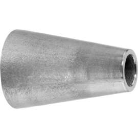 304 SS Unpolished Straight Reducer, Tube-to Tube for Butt Weld Fittings - for 1-1/2" x 1" Tube OD