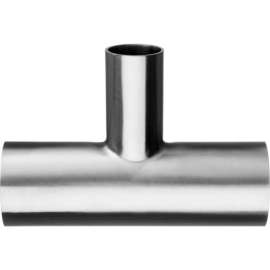 304 SS Polished Tee Reducers, Tube-to-Tube for Butt Weld Fittings - for 2" x 1-1/2" Tube OD