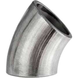 304 Stainless Steel Unpolished Short 45 Degree Elbow for Butt Weld Fittings - for 6" Tube OD
