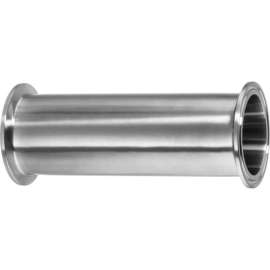 4" Long 304 Stainless Steel Straight Connectors for Quick Clamp Fittings - for 1" Tube OD