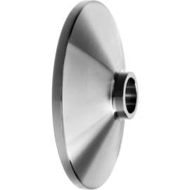 304 Stainless Steel Reducing Ferrule - 2" Quick-Clamp Tube OD x 1-1/2" Butt Weld Tube OD