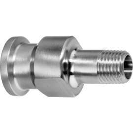 304 SS Reducing Straight Adapter, Tube-to-Male Threaded Pipe for 3/4" Tube OD x 1/2" NPT Male