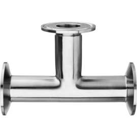 316 Stainless Steel Tees for Quick Clamp Fittings - for 1" Tube OD