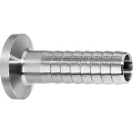 316SS Hose Adapters, Tube-to-Barbed Hose for Quick Clamp Fittings - for 4" Tube x 4" Barbed Hose ID