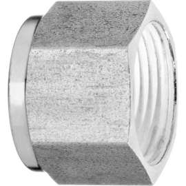 316 SS Double-Ferrule Instrumentation Fitting -Nut for 3/8" Tube OD