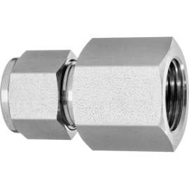 316 SS Double-Ferrule Instrumentation Ftg -Straight Adapter for 3/4" Tube OD x 3/4" FNPT