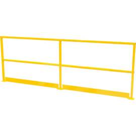 Square Steel Guard Rail With Toeboard 41-5/8"H X 122-1/2"L