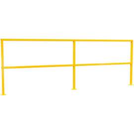 Square Steel Guard Rail 42"H X 120"L