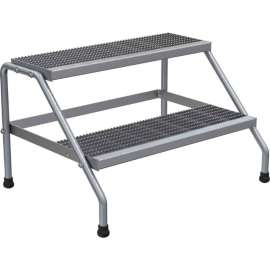 Aluminum Wide Step Stand - 2 Step - SSA-2W-KD