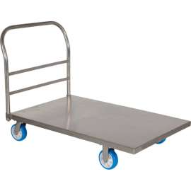 Stainless Steel Deck Platform Truck SSPT-3048 - 48 x 30 2000 Lb. Capacity